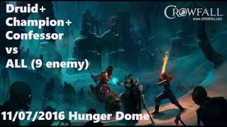 Crowfall outnumbered 3 vs 9 win