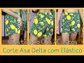 Short/ Bermuda com Elástico no cós/Costas. Corte Asa Delta DIY Costura Fácil