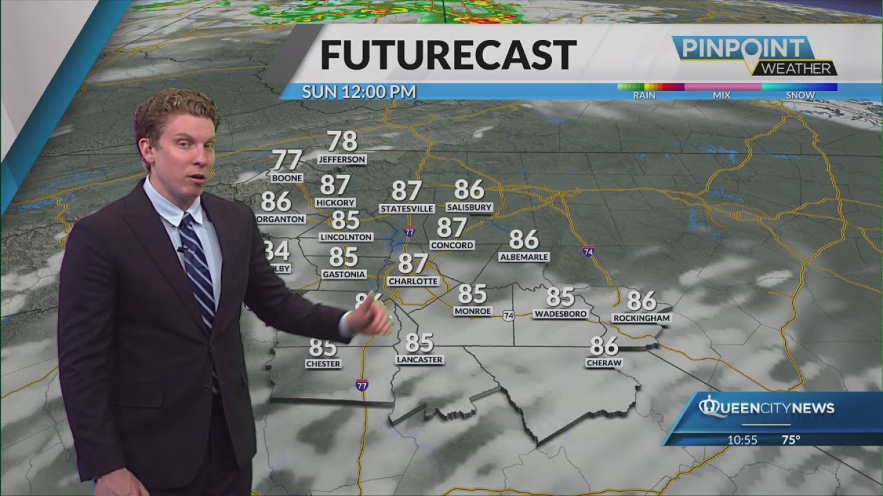 Sunday Forecast: Temperatures warm up to around 90 degrees with ...