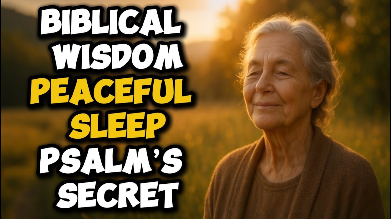 The Psalms’ Secret to Sleeping in Peace Every Night | With God