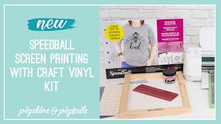 Speedball Deluxe Craft Vinyl Screen Printing Kit