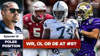 Should Bears prioritize WR, OT or DE at No. 9 overall? | Parkins & Spiegel