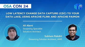 Low latency Change Data Capture (CDC) to your data lake, using Apache Flink and Apache Paimon