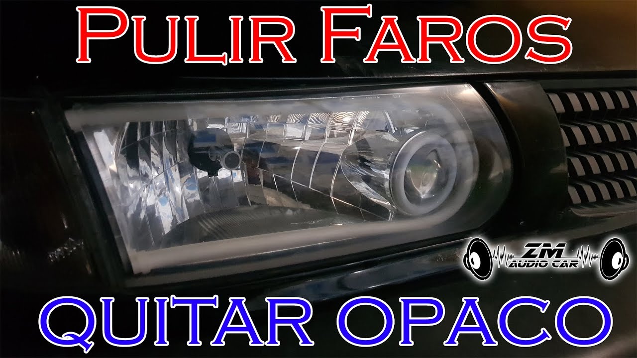 Pulidor Coche Faros 3 Lijas Gamuza Taco Spray Laca Presto