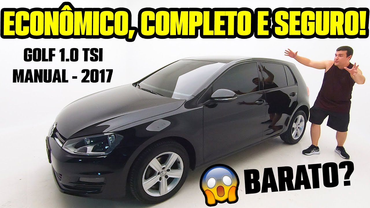 VW GOLF 1.0 TURBO MANUAL – MAIS BARATO QUE UM POLO mas VOCÊ NUNCA VIU NA RUA! Ou NÃO? (Avaliação)