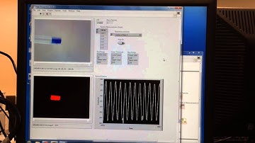 Measuring position of a catheter using USB microscope and a LabView vision system
