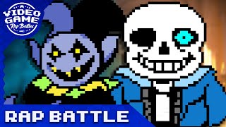 Sans vs. Jevil - Video Game Rap Battle [Undertale vs. Deltarune] chords