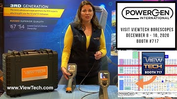 POWERGEN International 2020 - ViewTech Borescopes - Booth 717 - Video Borescope
