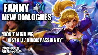 NEW FANNY VOICELINES!