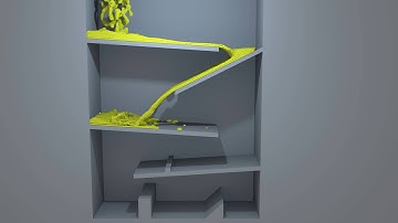 Blender particle fluid simulations 1080p/60fps