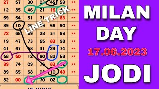 Milan day | Milan day jodi | Milan day line trick 17/06/2023