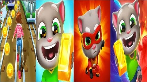 Subway Princess Runner - Talking Tom Gold Run - Talking Tom Hero Dash - Talking Tom Time Rush 