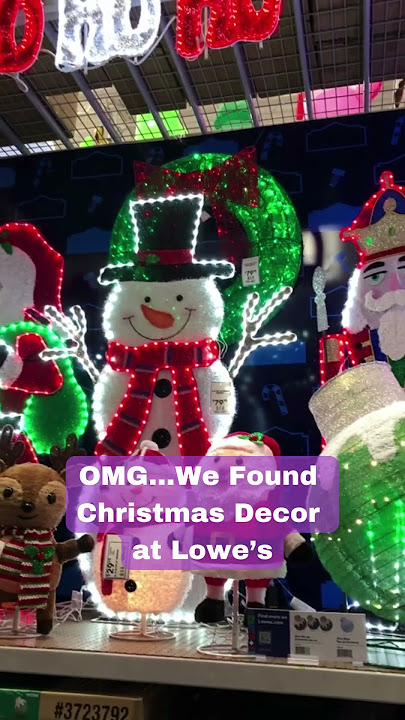 Christmas Decorations | Lowes Christmas 2023 #lowes #loweschristmas #christmas2023