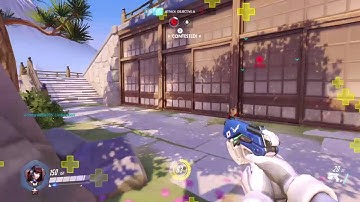 Capturing both Hanamura points under 2 minutes - Overwatch Competitive Play