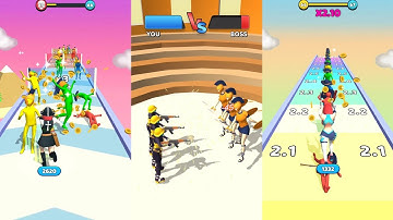 Human Evolutionrun 3d in All Levels Max Level Gameplay iOS & Android Walkthrough