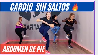 Reduce ABDOMEN y CINTURA | Cardio Intenso SIN SALTOS para ADELGAZAR rápido | Abdomen de pie