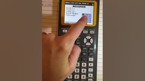 TI-84+ LSRL