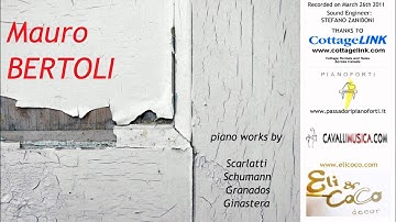 E. Granados, Allegro da concerto - pianist, Mauro Bertoli