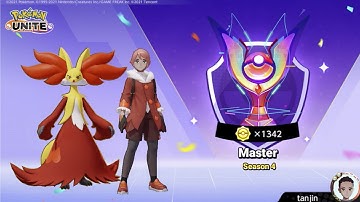 Pokemon Unite - Gameplay Walkthrough part 12 - Delphox New Pokemon Rank Master🔥(Android ,iOS)