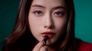 石原さとみ、セクシーで美しい唇がアップに...　『オーブタイムレスカラーリップ』WEB動画