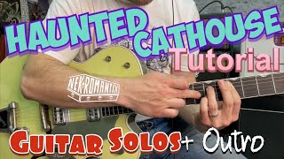 Nekromantix - Haunted Cathouse Guitar Solo Tutorial + Outro - Adrian Whyte