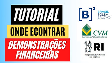 COMO ENCONTRAR AS DEMONSTRAÇÕES DAS EMPRESAS? Tutorial - Passo a Passo (CVM - B3 - RI)