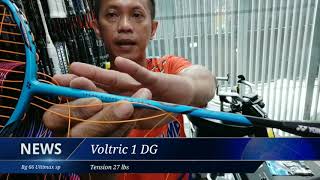 Voltric 1 DG + Bg 66 ultimax sp tension 27 lbs #raketyonex