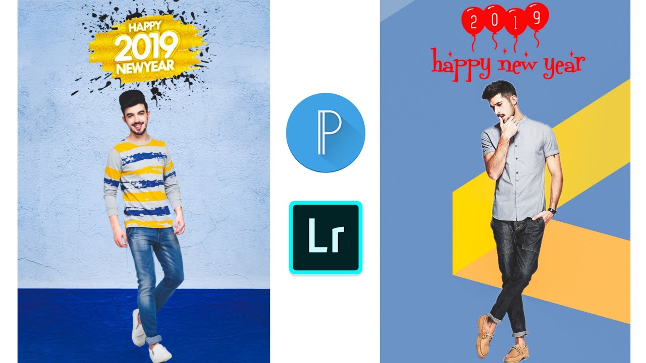 Happy New Year 2019 Special Photo Editing🔥|| Pixel lab & Lightroom New Year Editing || Ether Editz