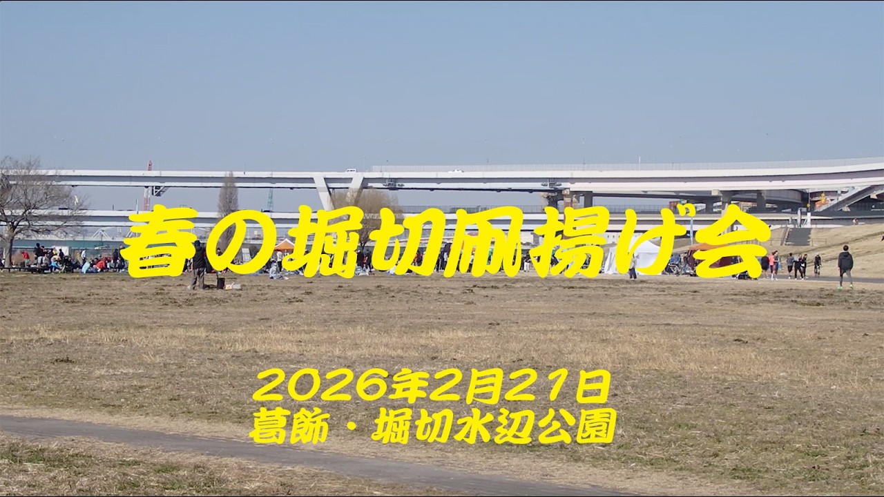 春の堀切凧揚げ会