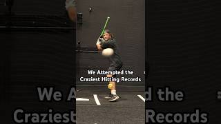 We Attempted to Break the Dumbest Hitting Records 🤣 Check out the full video! #noahknows #viral