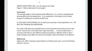 Sample Lab Report Walkthrough