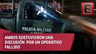 Militar discute con su teniente y lo mata en Valle de Chalco