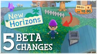 Animal Crossing New Horizons - 5 BETA CHANGES You Didn't Know! (Ft. @MayorMori)