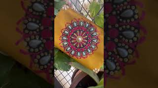 ✨ Mandala Art Pouch | Handmade Tote Design | Unique DIY Gift Idea#viral#art#trending#handmade#diy
