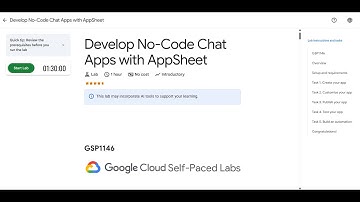 Develop No-Code Chat Apps with AppSheet  | Lab solution #arcade2025