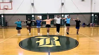 Kick line practice 