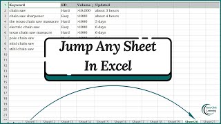 Switch Excel Sheets Instantly – Super Fast Time-Saving Trick!