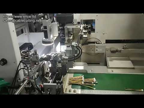 Full Automatic Double Ends Wire Cable Crimping Terminal Housing Inserting Machine