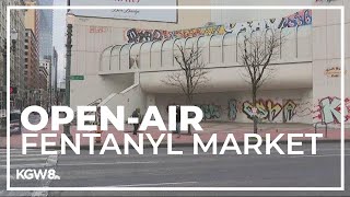 Police sweep through vacant downtown Portland building known as fentanyl hotspot
