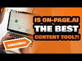 Is On-Page.ai the Best Content On Page SEO Optimisation Tool? | On-Page.ai Review