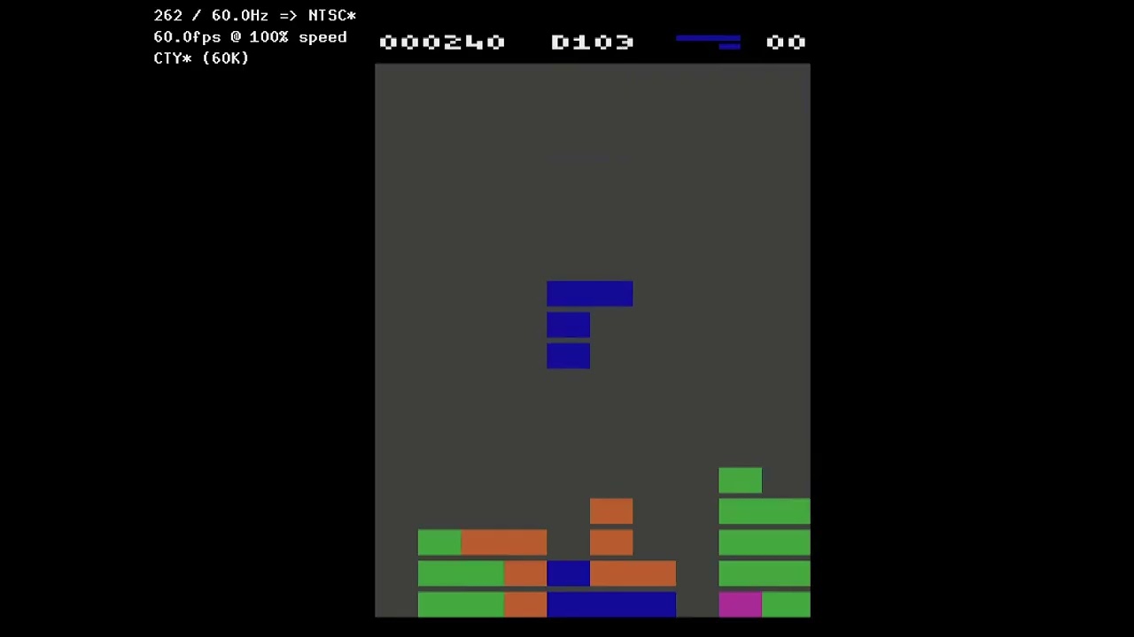 Chetiry (Atari VCS/2600, NTSC). Ultra! Score: 1 220 