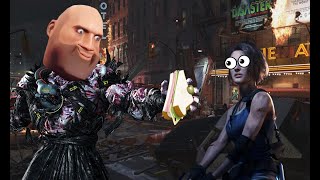 Nemesis except its voiced by Heavy from Team Fortress 2