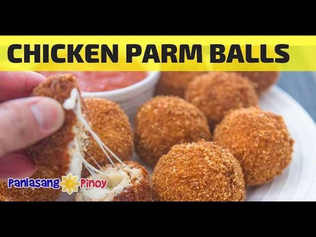 How to Cook Crispy Chicken Parm Ball with Homemade Marinara Sauce | Panlasang Pinoy