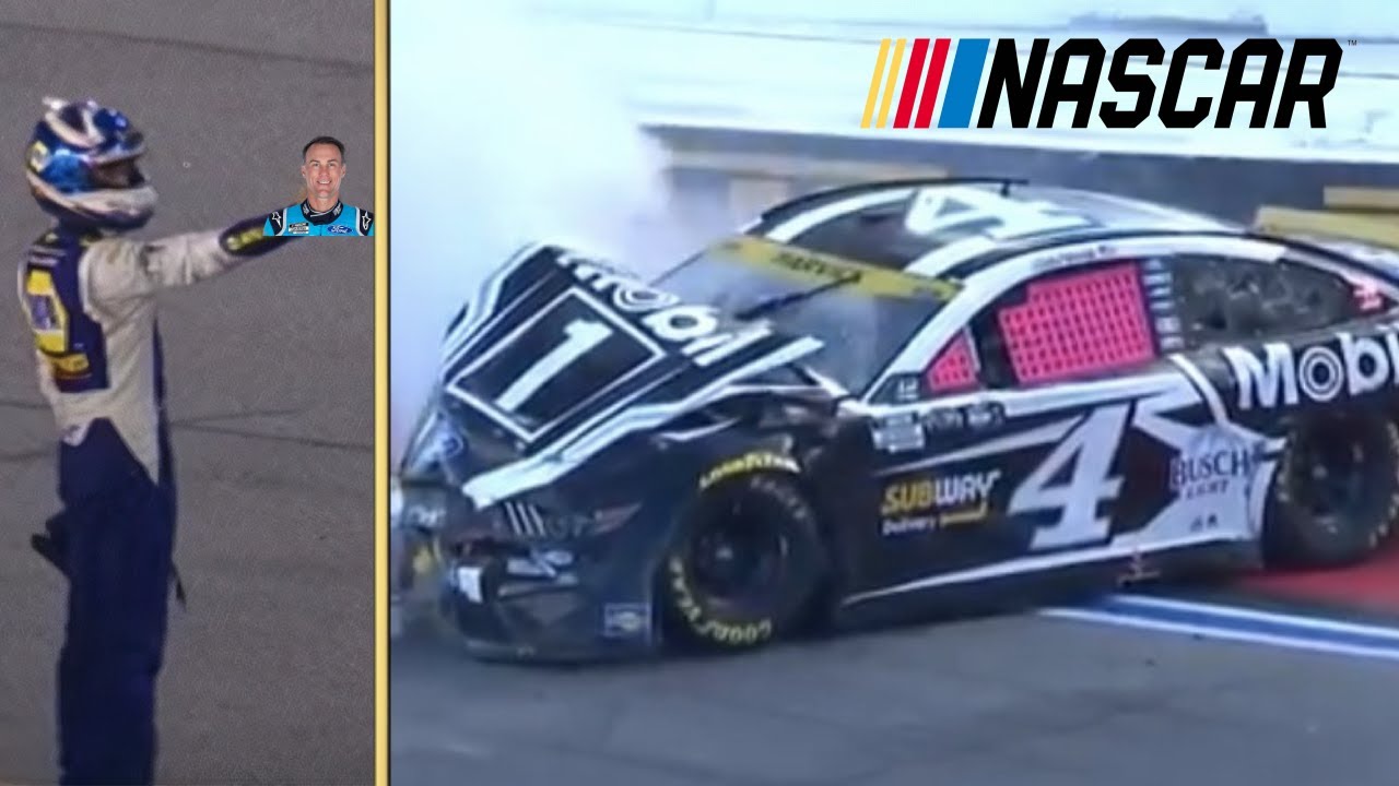 HARVICK AND ELLIOTT TO THE NASCAR HAULER | NASCAR ROVAL Race Review