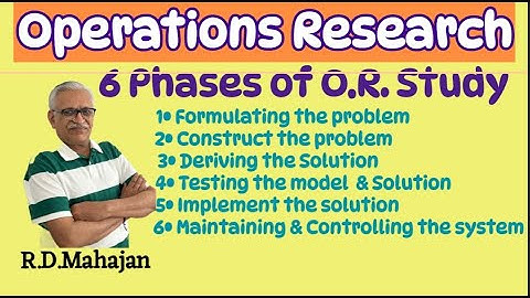 De 6 fasen van OK-onderzoek: van probleemformulering tot optimale oplossing