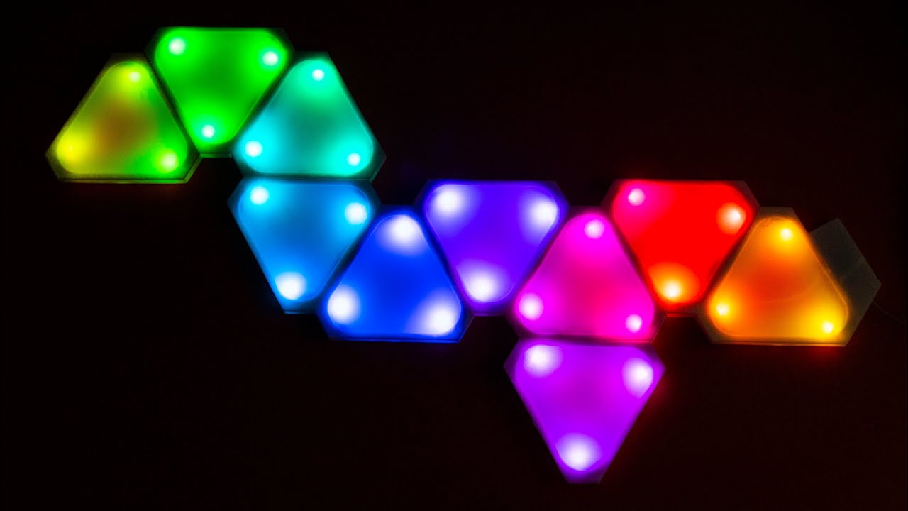 Cheap DIY 3D Printed Nanoleaf Easy Crafts ideas YouTube
