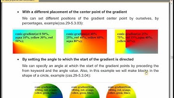 CSS3 New Lesson 25: New properties and functionalities. Background property - 3. Linear gradient - 3