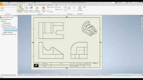 CAD EXERCISE 1 - Autodesk Inventor Tutorial