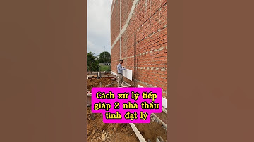 cách xử lý giáp ranh giữa 2 nhà thấu tình đạt lý. #xaydungtrungtinmy #xaynhatrongoi #xaynhauytin
