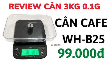 Cân Nhà Bếp 3kg 0.1g Chuyên Cân Cà Phê - Hàng Loại 1 Chính Hãng